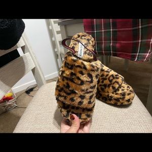 Steve Madden Fuzzy Slides